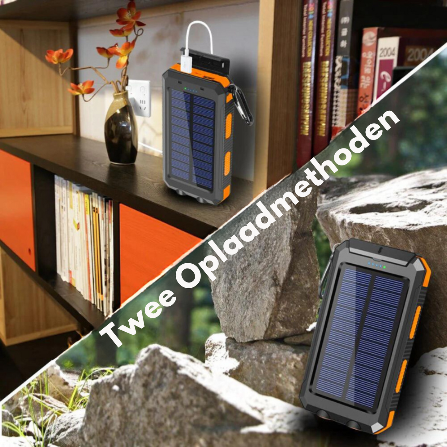 Zon-Oplaadbare Powerbank | Snel en Essentieel!