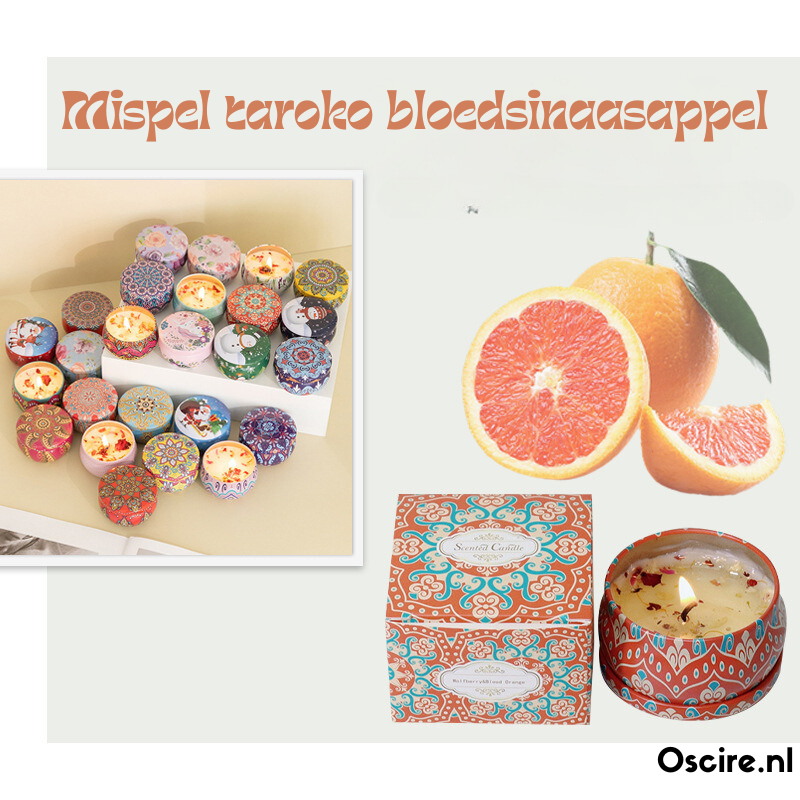 Geurkaars Cadeaubox | 4 Stuks