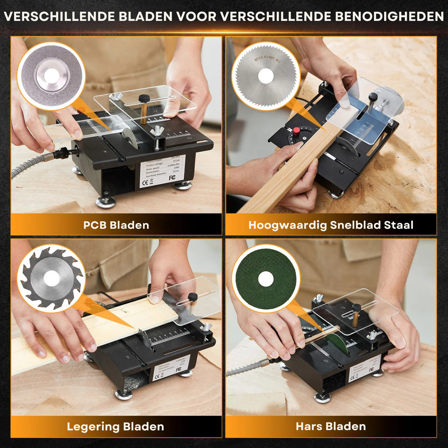 Compacte Multifunctionele Tafelzaag