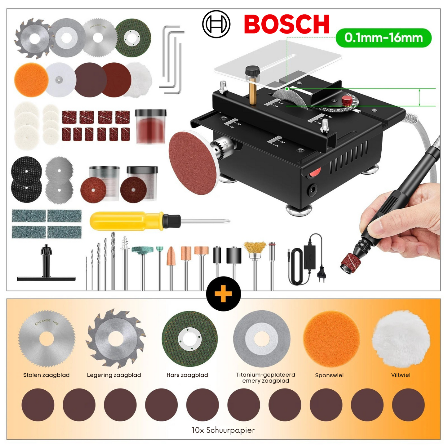 Compacte Multifunctionele Tafelzaag