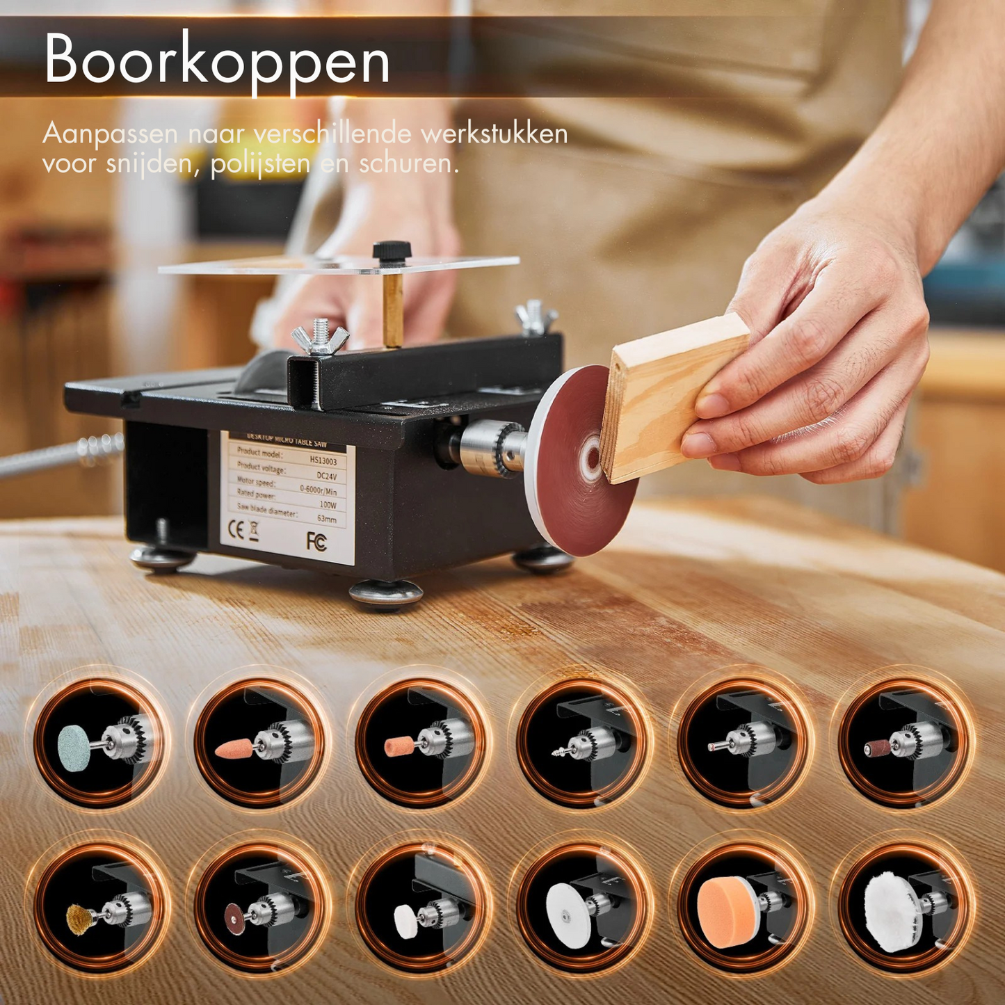 Compacte Multifunctionele Tafelzaag