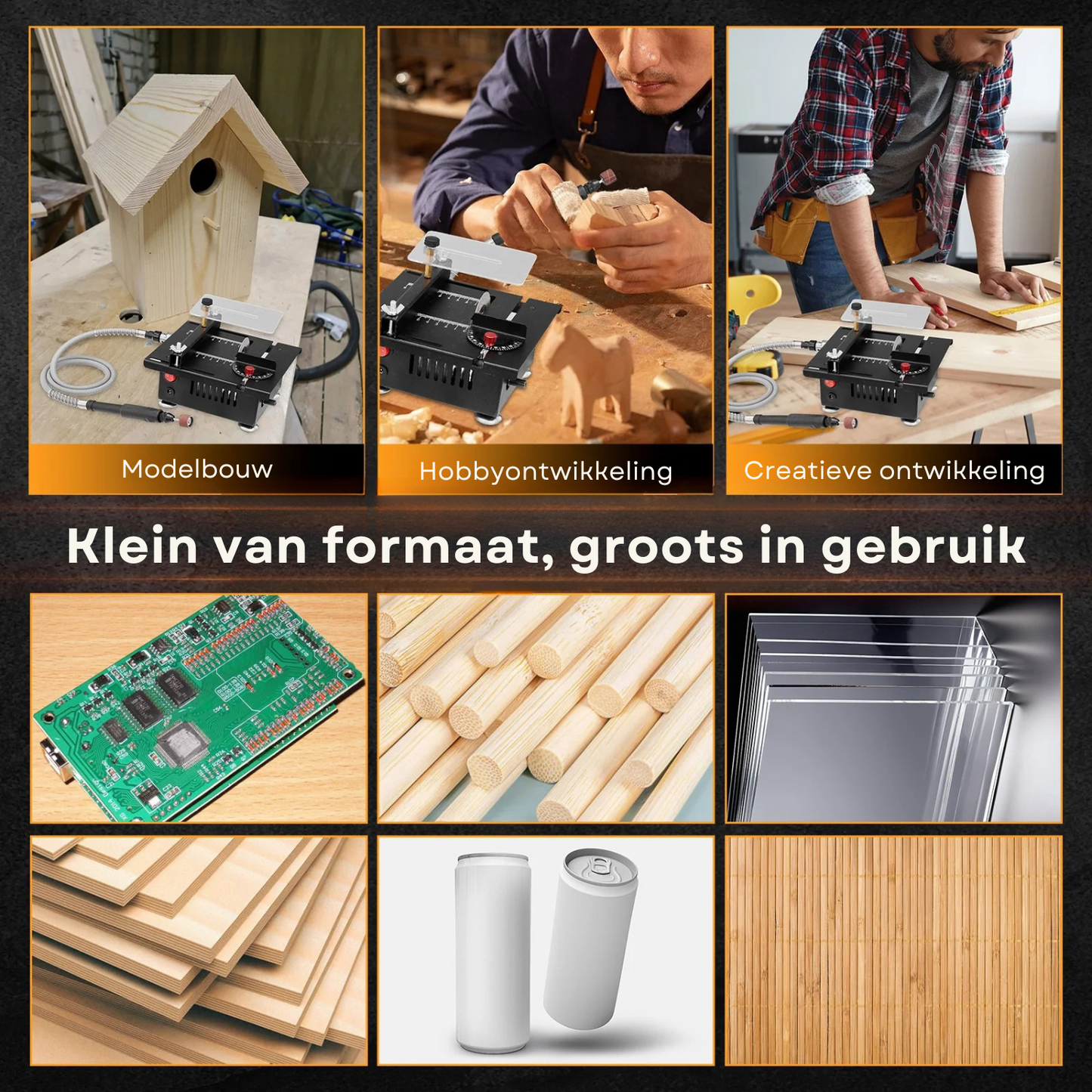 Compacte Multifunctionele Tafelzaag