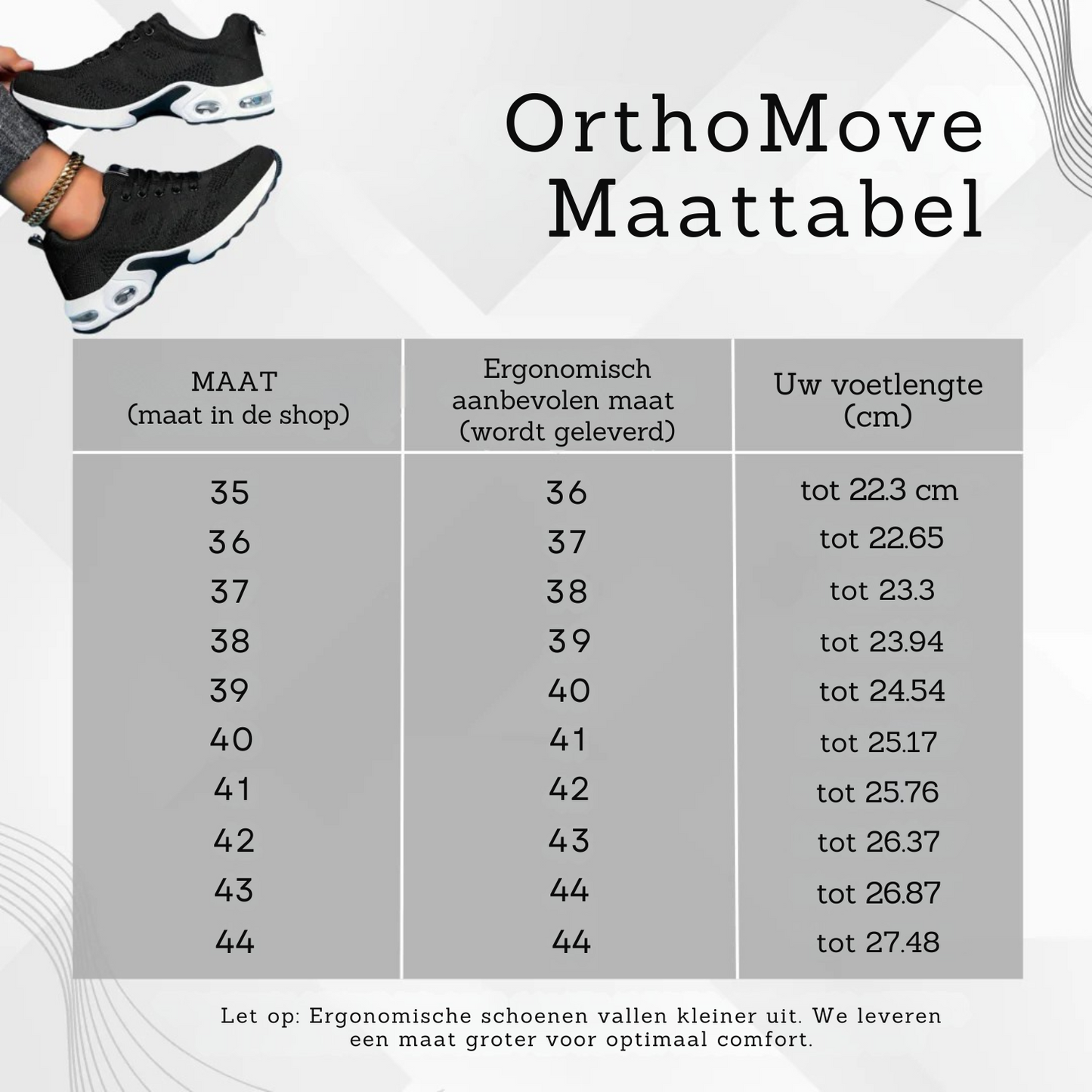 OrthoMove - Ergonomische Pijnstillende Schoenen