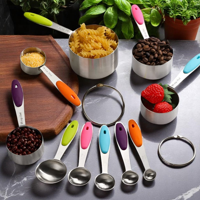 Magnetische Maatlepelset RVS – Slim & Stapelbaar