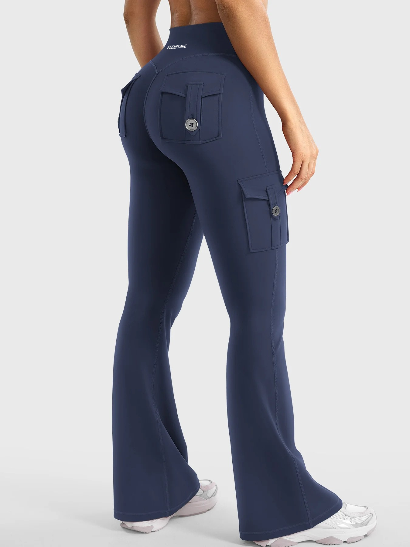 FlexFlare | Cargo Legging - Marineblauw