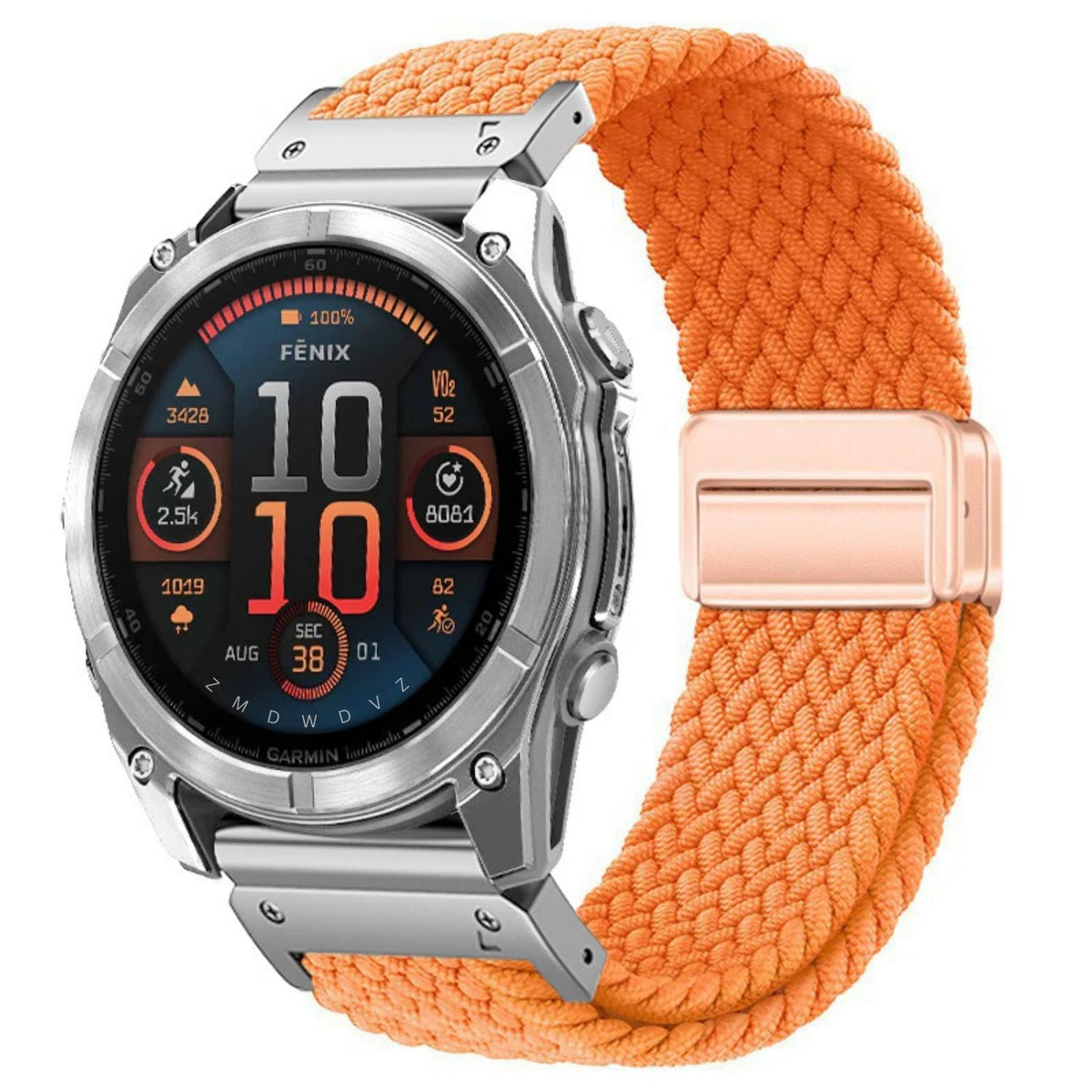 Magnetische nylon band met gesp voor Garmin