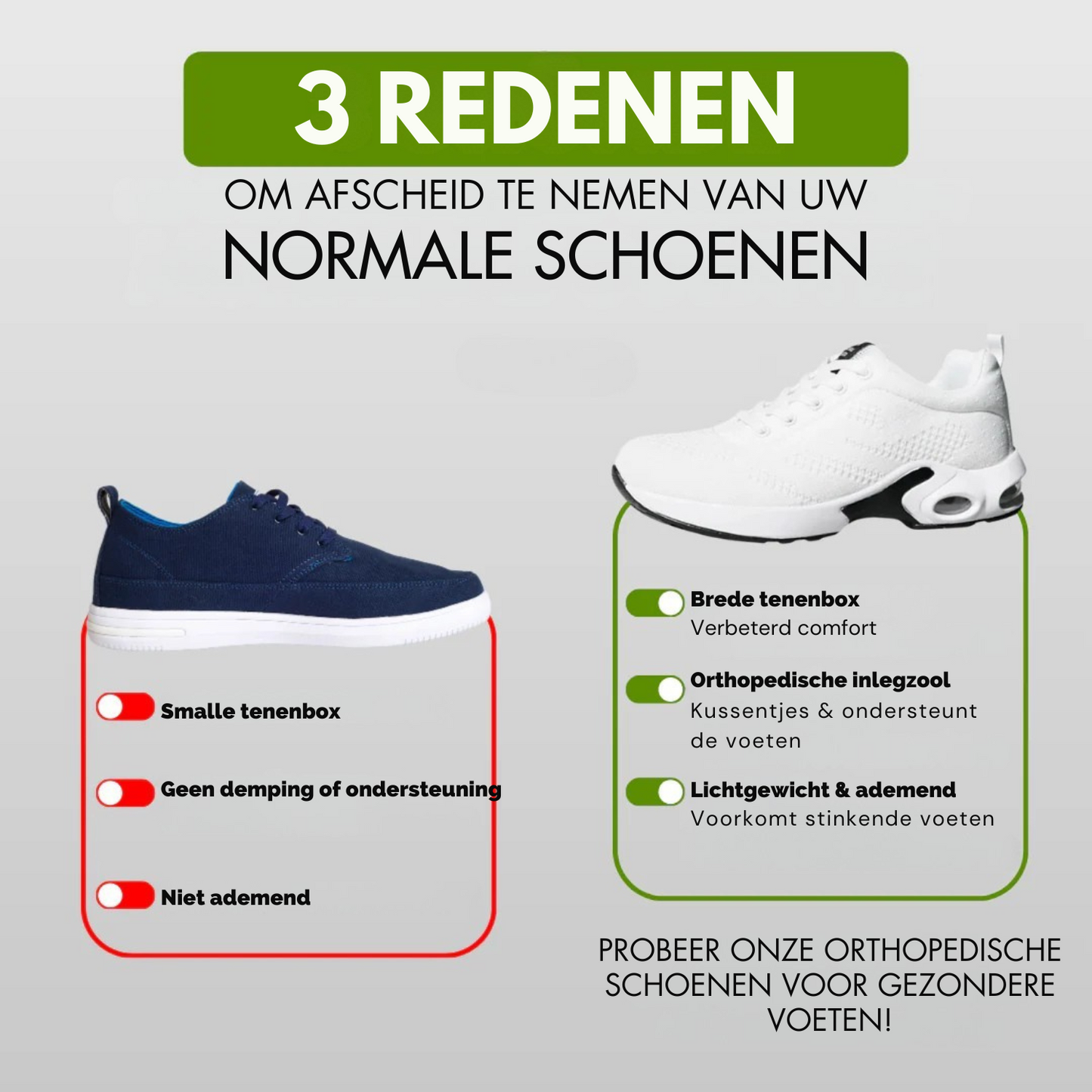 OrthoMove - Ergonomische Pijnstillende Schoenen
