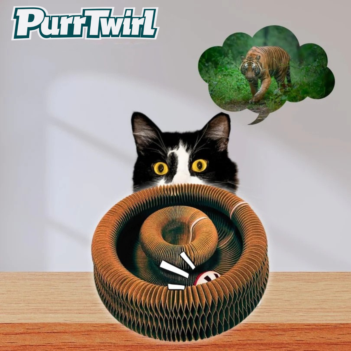 PurrTwirl | Interactieve Speelbaan voor Katten