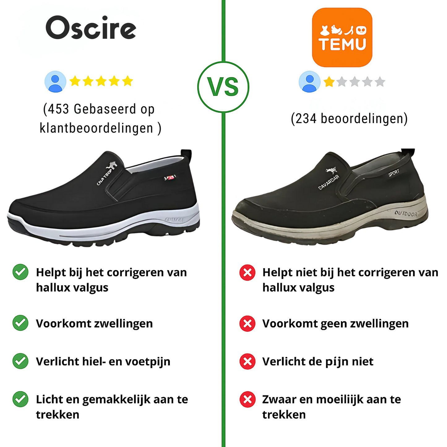 OrthoSport - Wandelschoenen met orthopedisch comfort voor heren