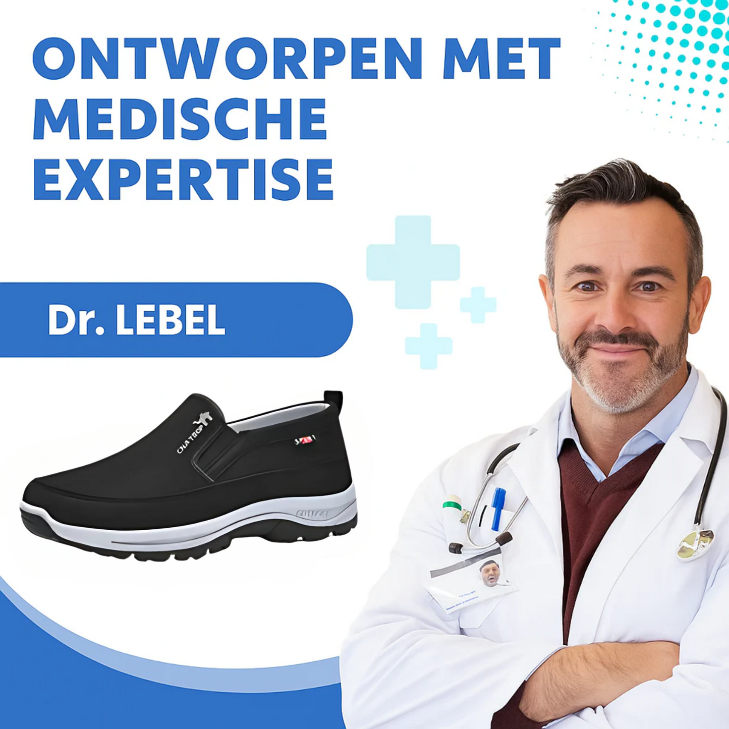 OrthoSport - Wandelschoenen met orthopedisch comfort voor heren