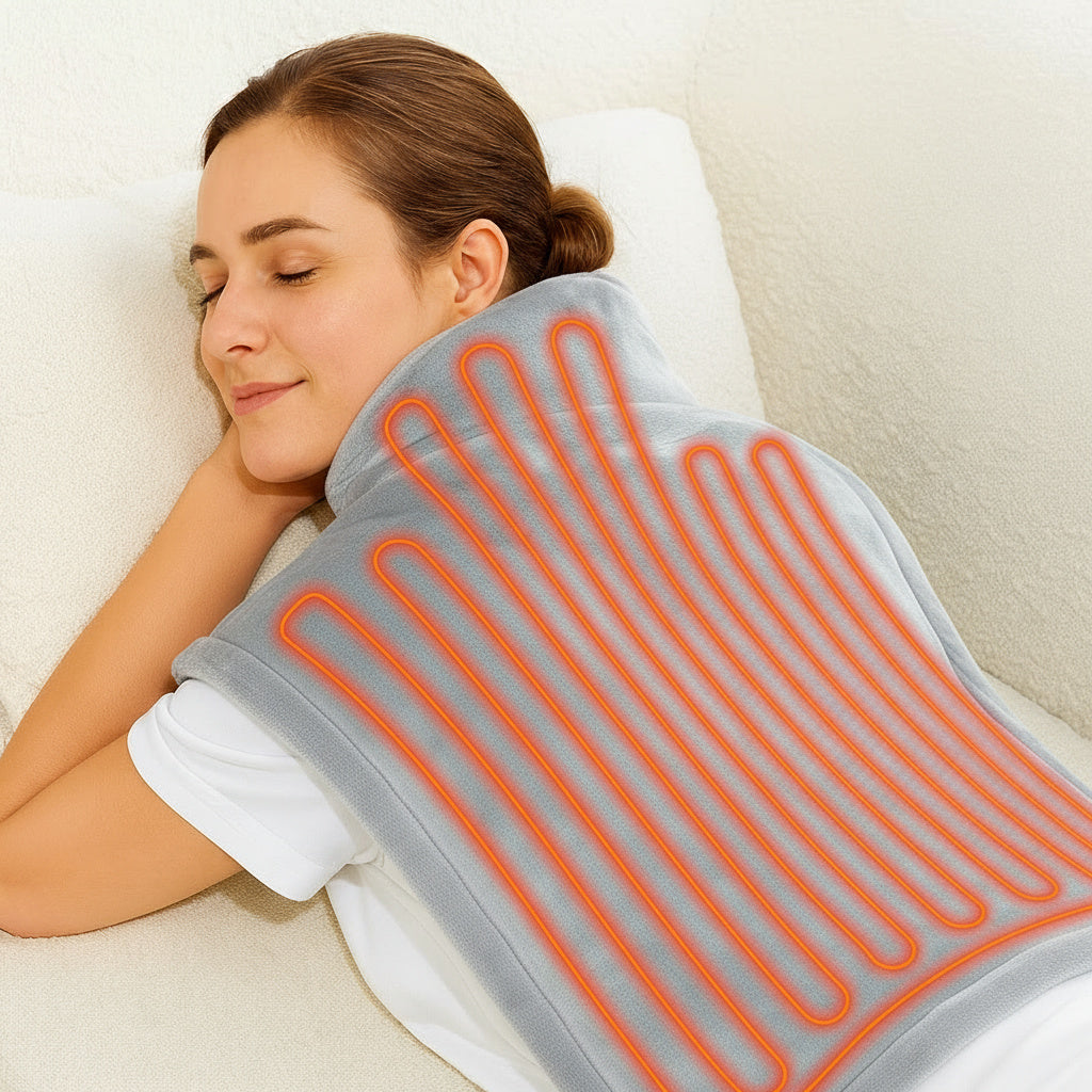 Volledige Rug- en Schouderwarmtekussen – Comfort Dat Je Omsluit!