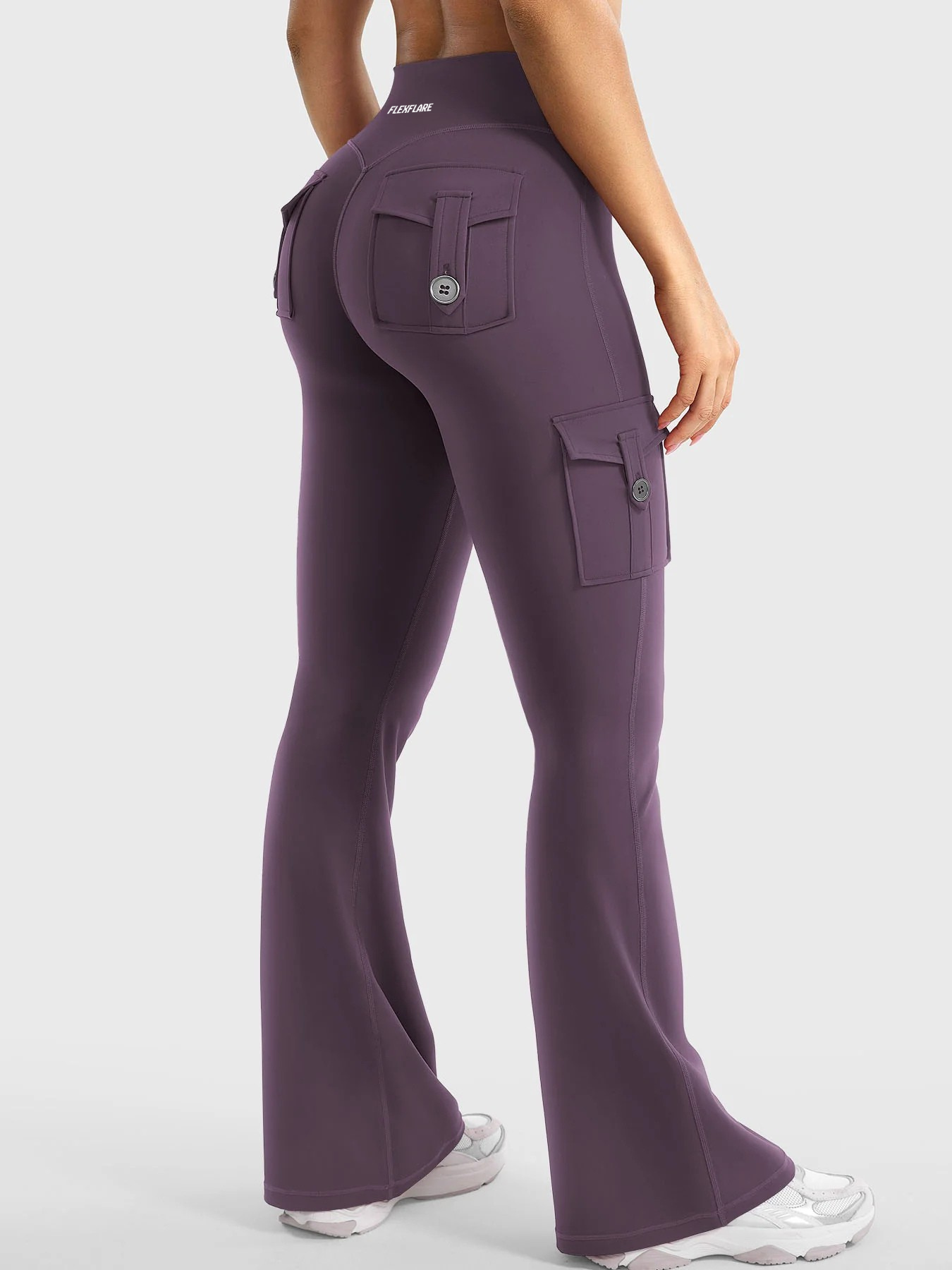 FlexFlare | Cargo Legging - Donkere Bes