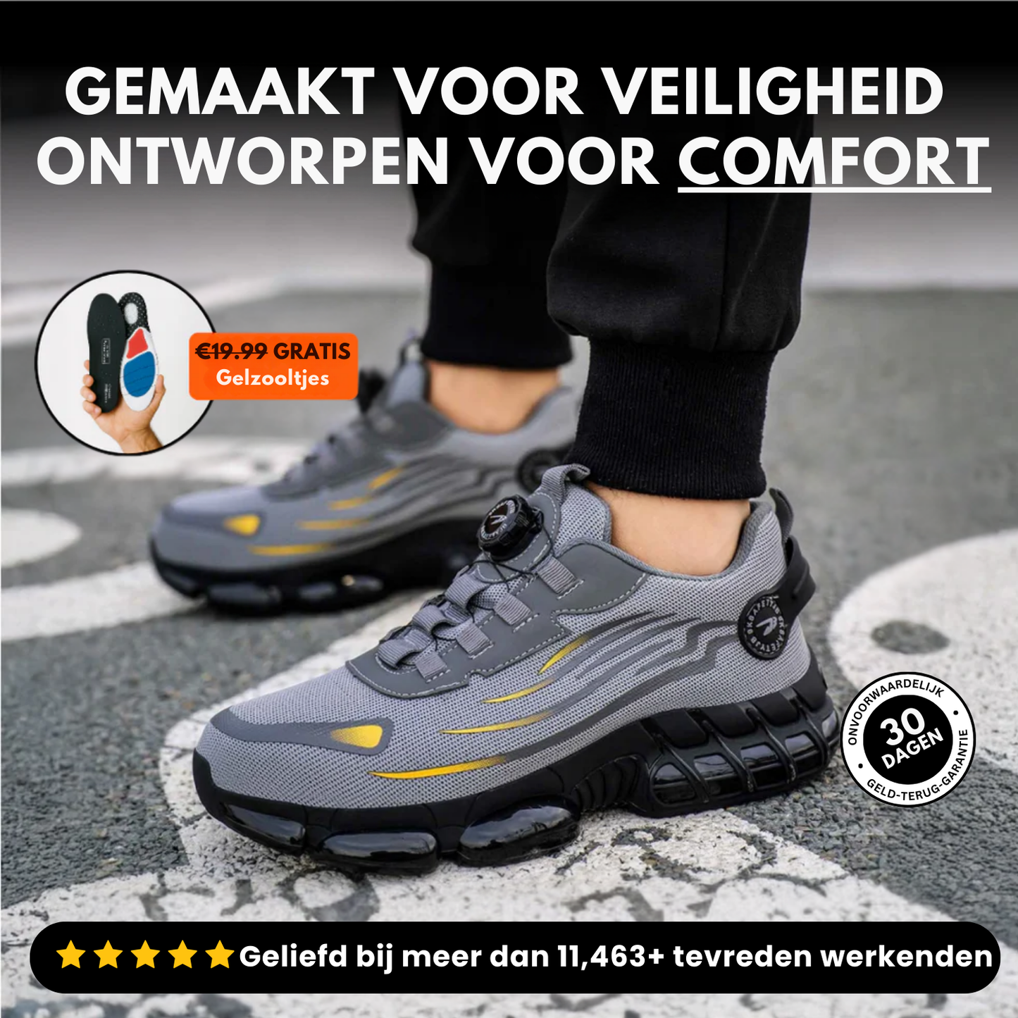 SteelWalkers – De meest comfortabele S3 werkschoenen