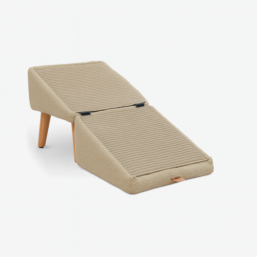DuoDog Luxe Poef & Loopplank – Comfortabel Opstapje voor uw Hond