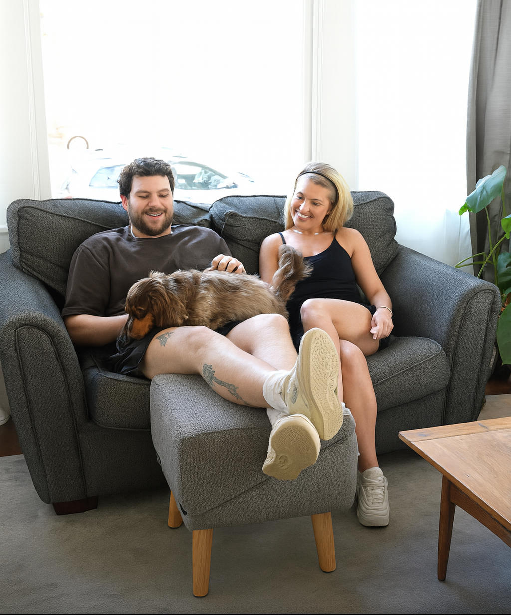 DuoDog Luxe Poef & Loopplank – Comfortabel Opstapje voor uw Hond