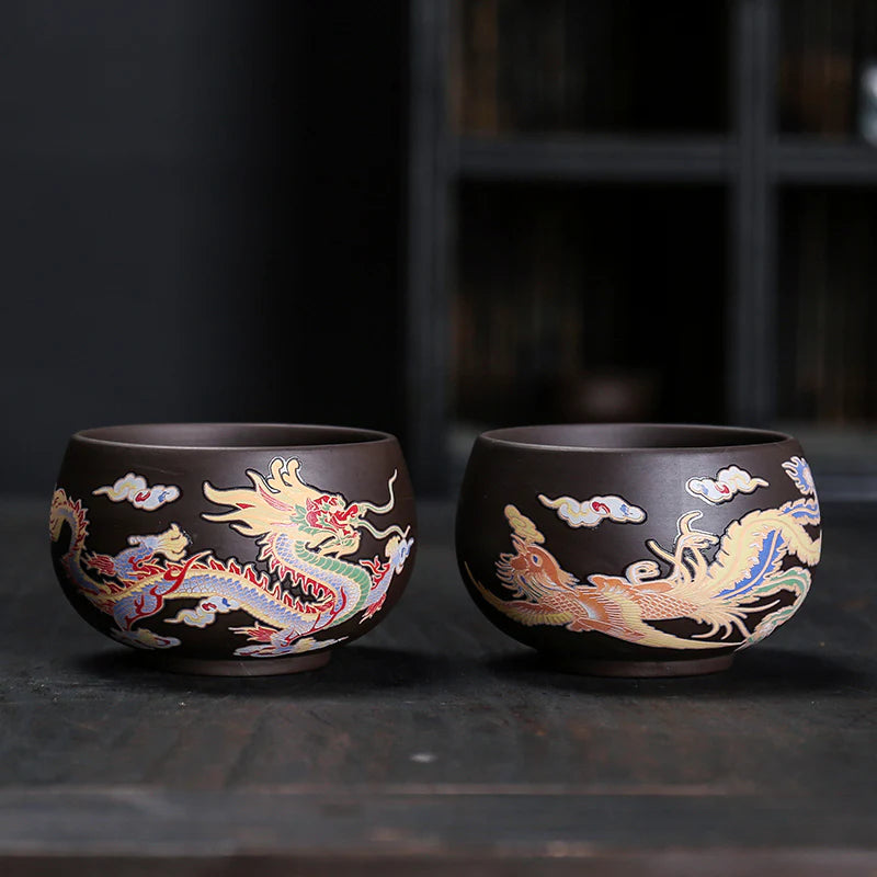 Kleurveranderende Dragon & Phoenix Theeset