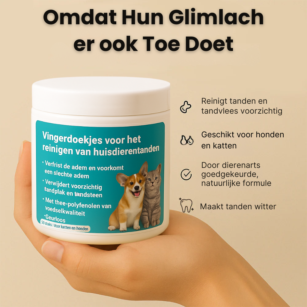 Dental Vingerdoekjes | Veilige & Gezonde Gebitsverzorging