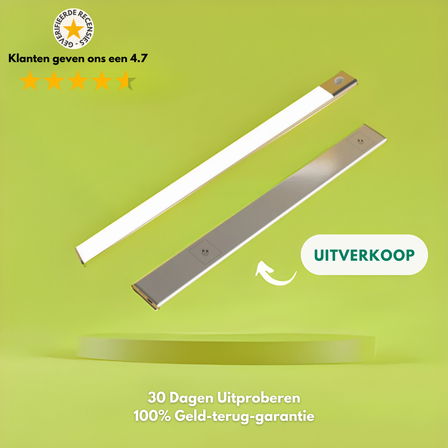 Bewegingssensorlamp | 1+2 GRATIS