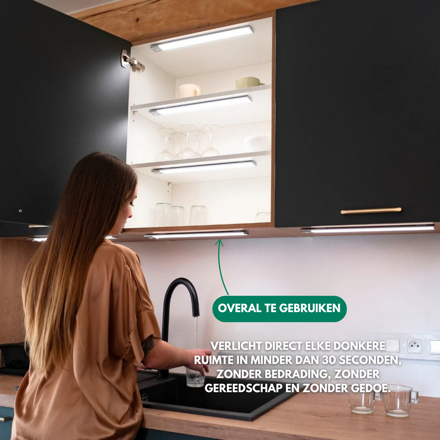 Bewegingssensorlamp | 1+2 GRATIS