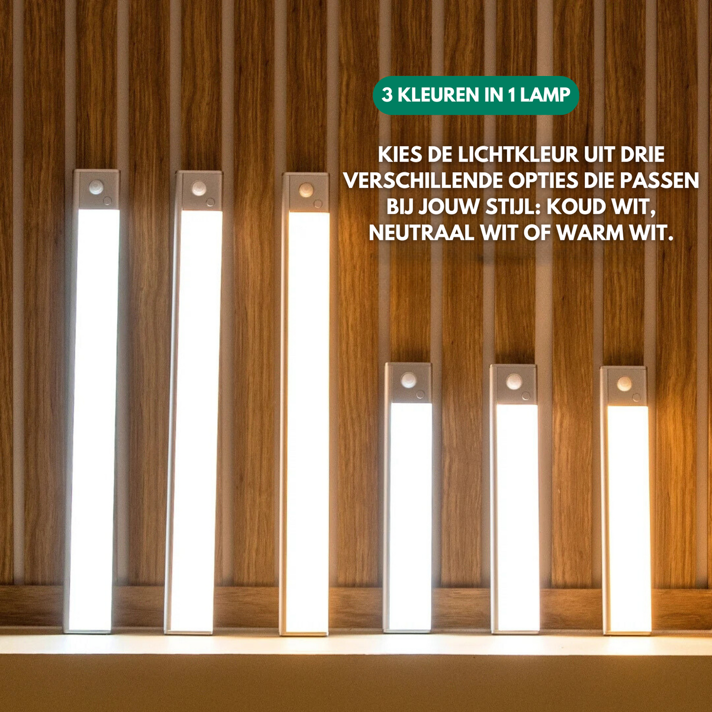 Bewegingssensorlamp | 1+2 GRATIS