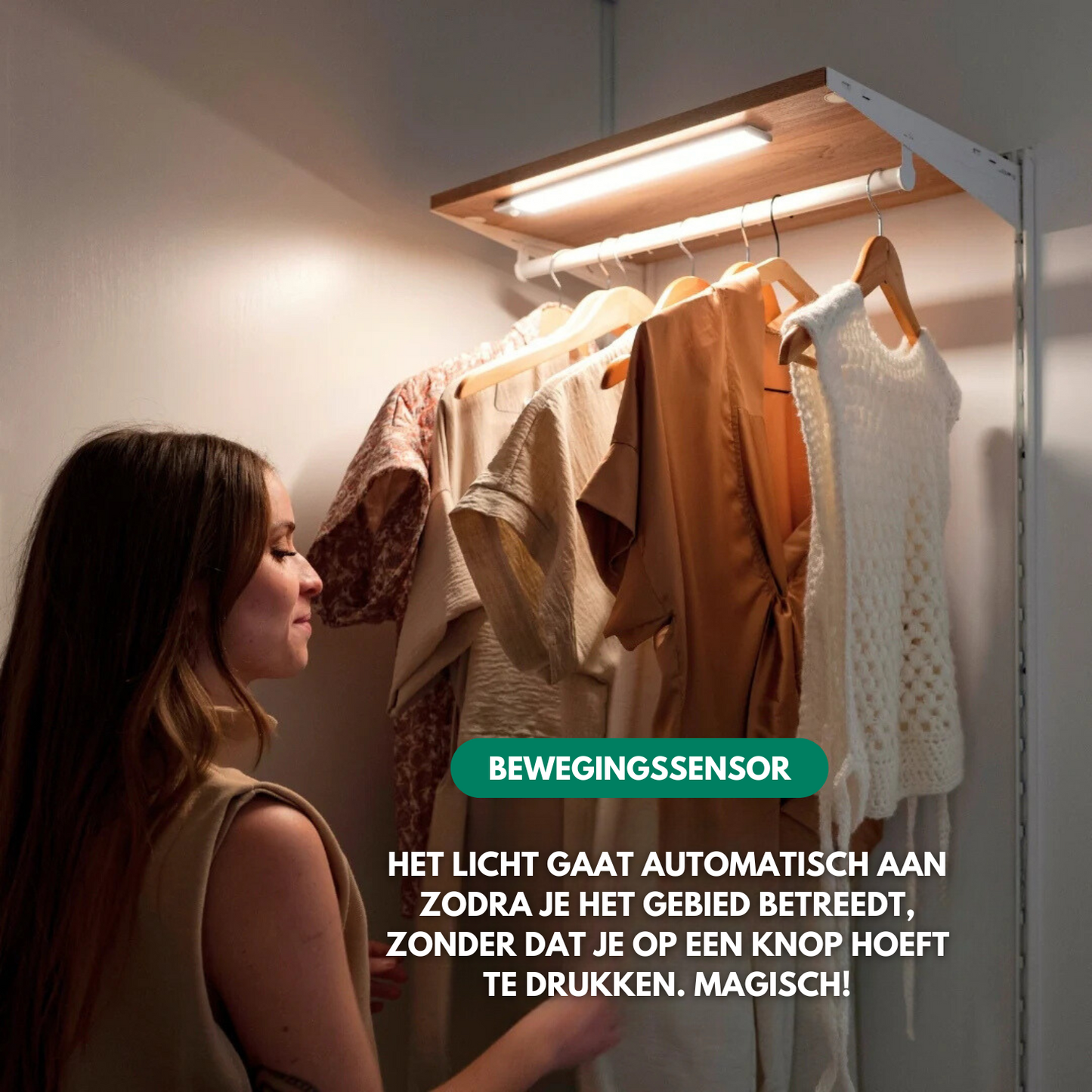Bewegingssensorlamp | 1+2 GRATIS