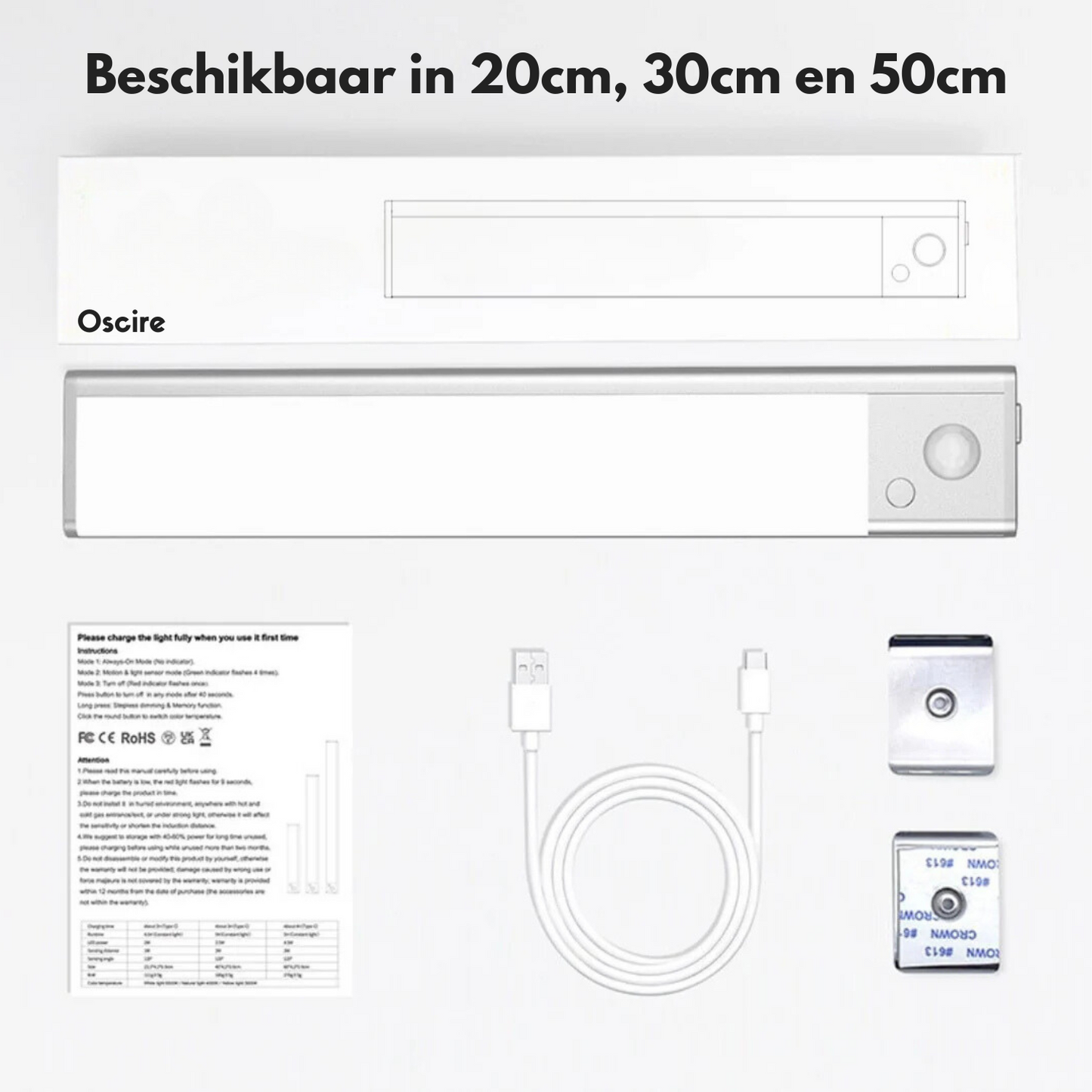 Bewegingssensorlamp | 1+2 GRATIS