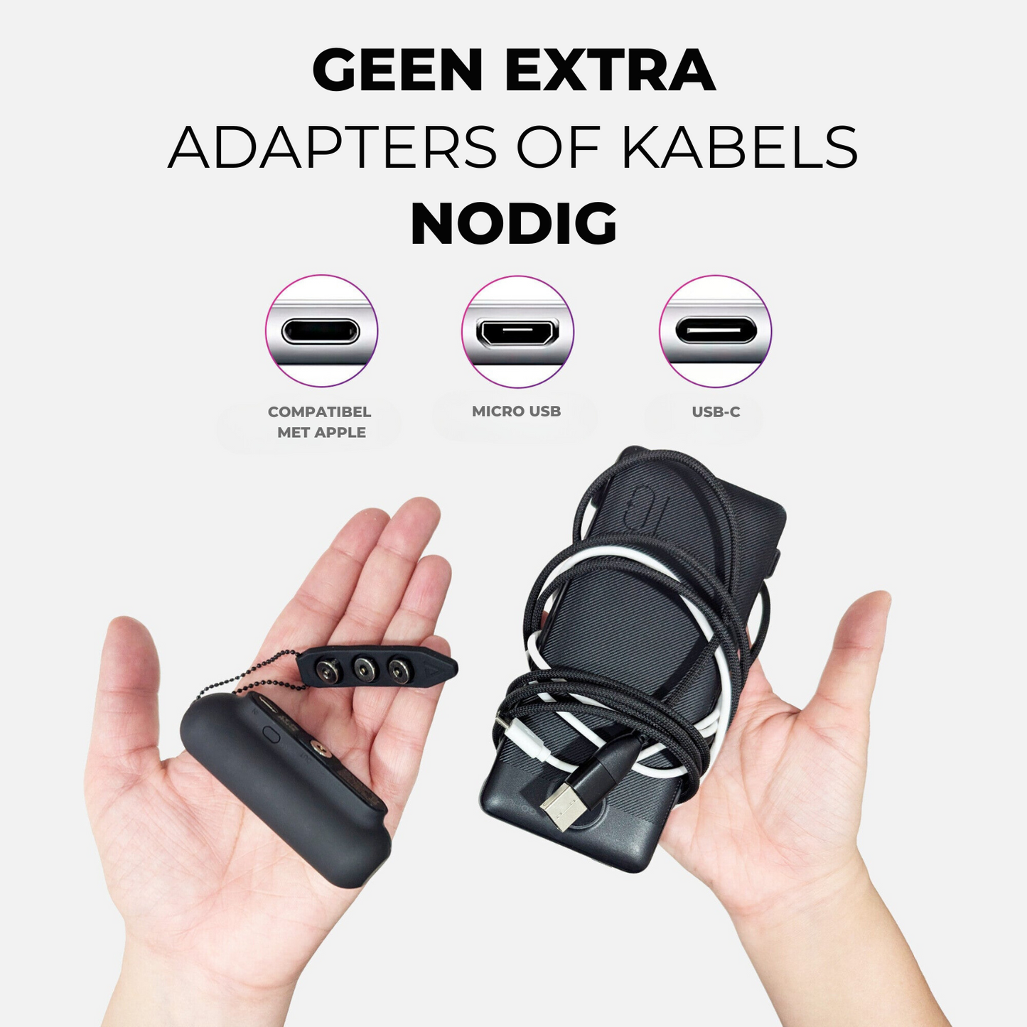 Klik Oplader | Universale Magnetische Powerbank