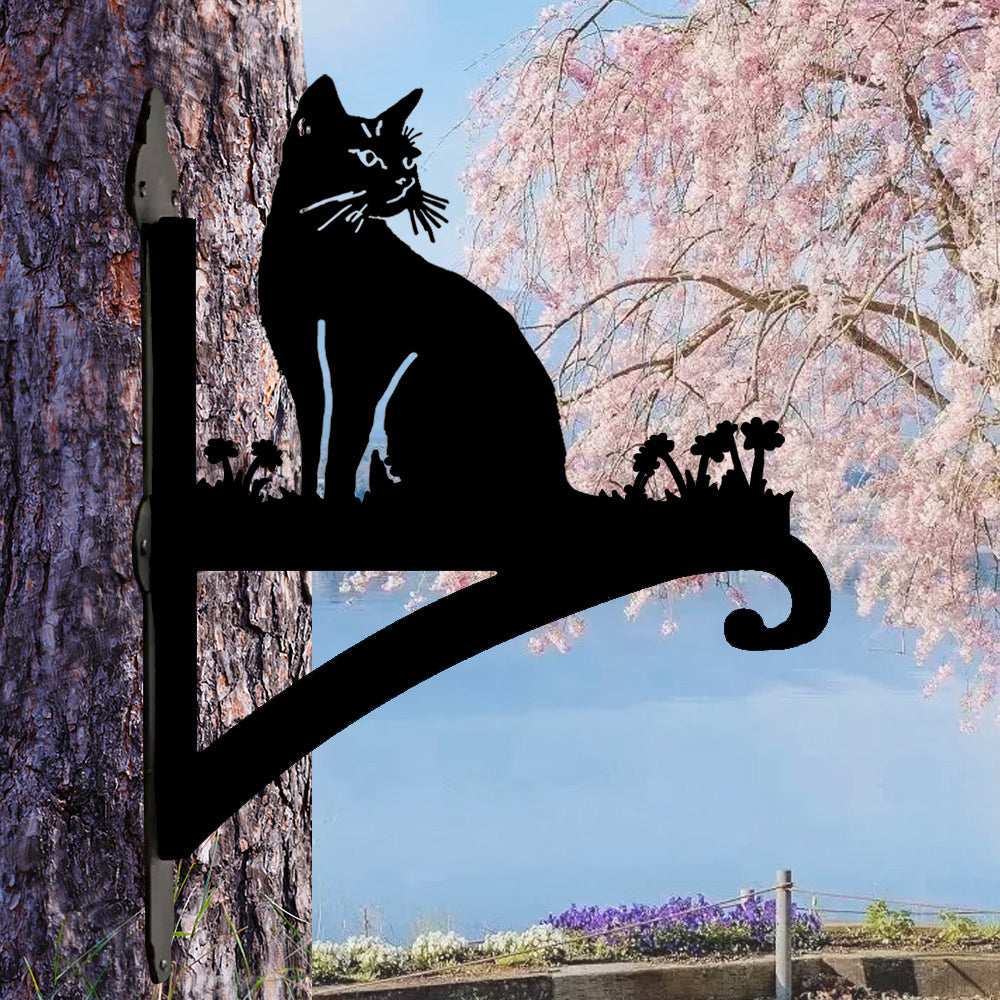 Metalen hangbeugel - Zittende Kat