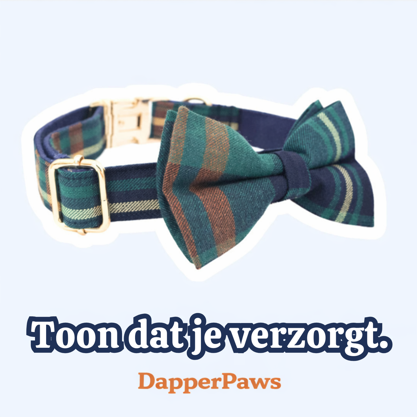 DapperPaws | Hondenhalsband met vlinderdas - Heertje