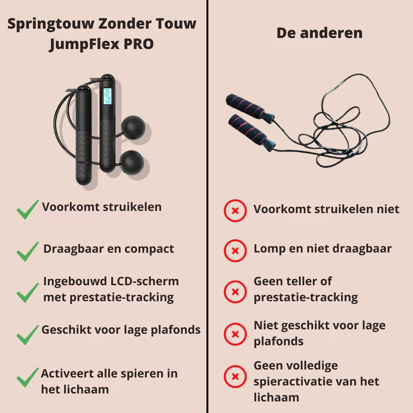 JumpFlex PRO | Springtouw Zonder Touw