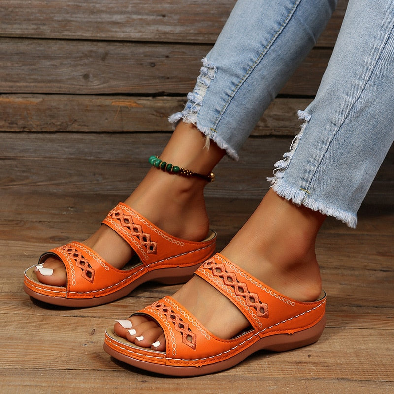 Monta – Gevoerde comfortsandalen