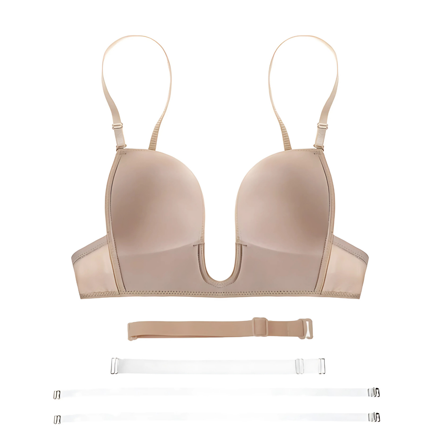 Open Rug Bh met Diepe Decolleté | Push Up & Stijlvol