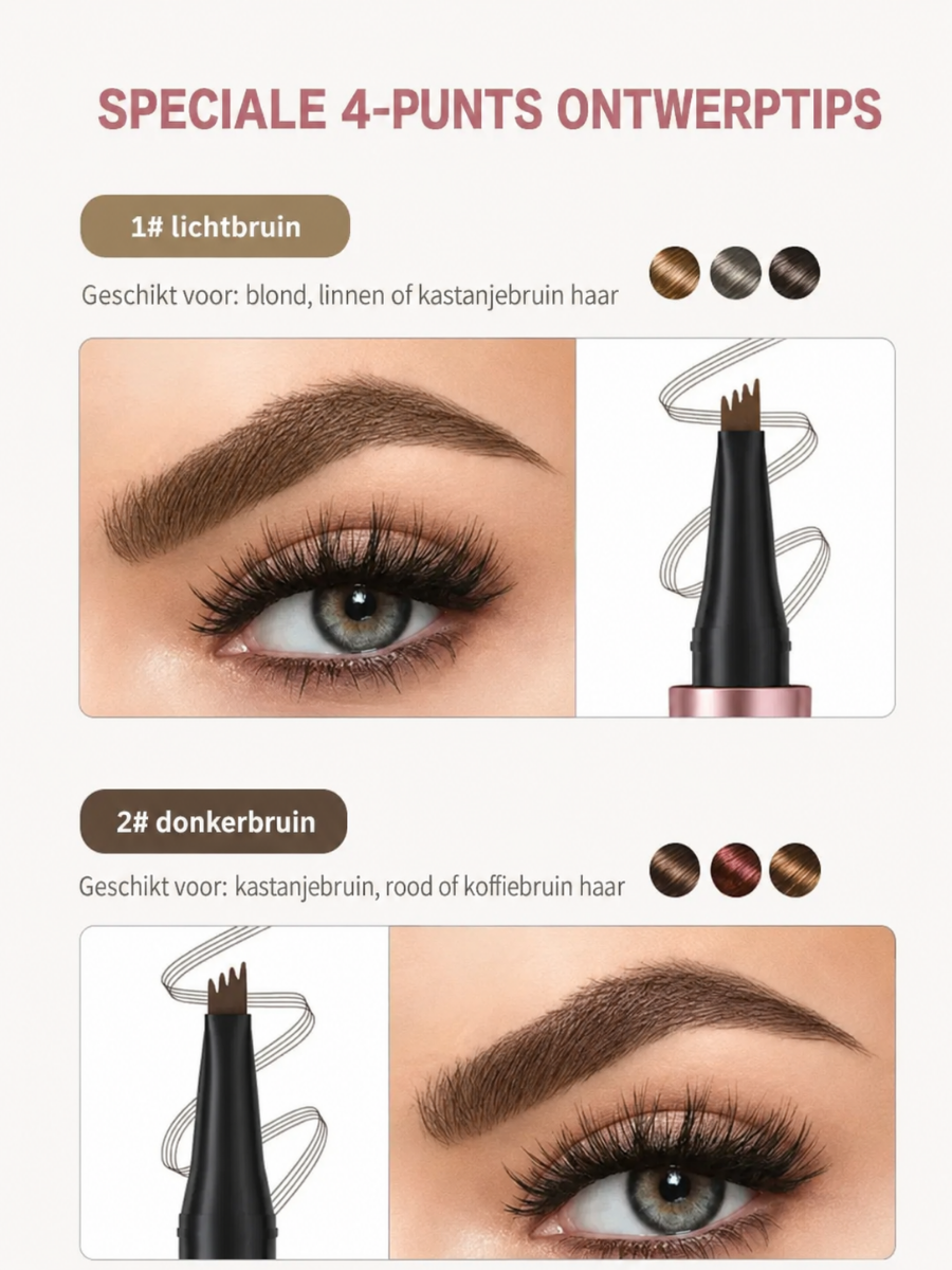 Browify | Creëert natuurlijke wenkbrauwhaartjes voor een volle look