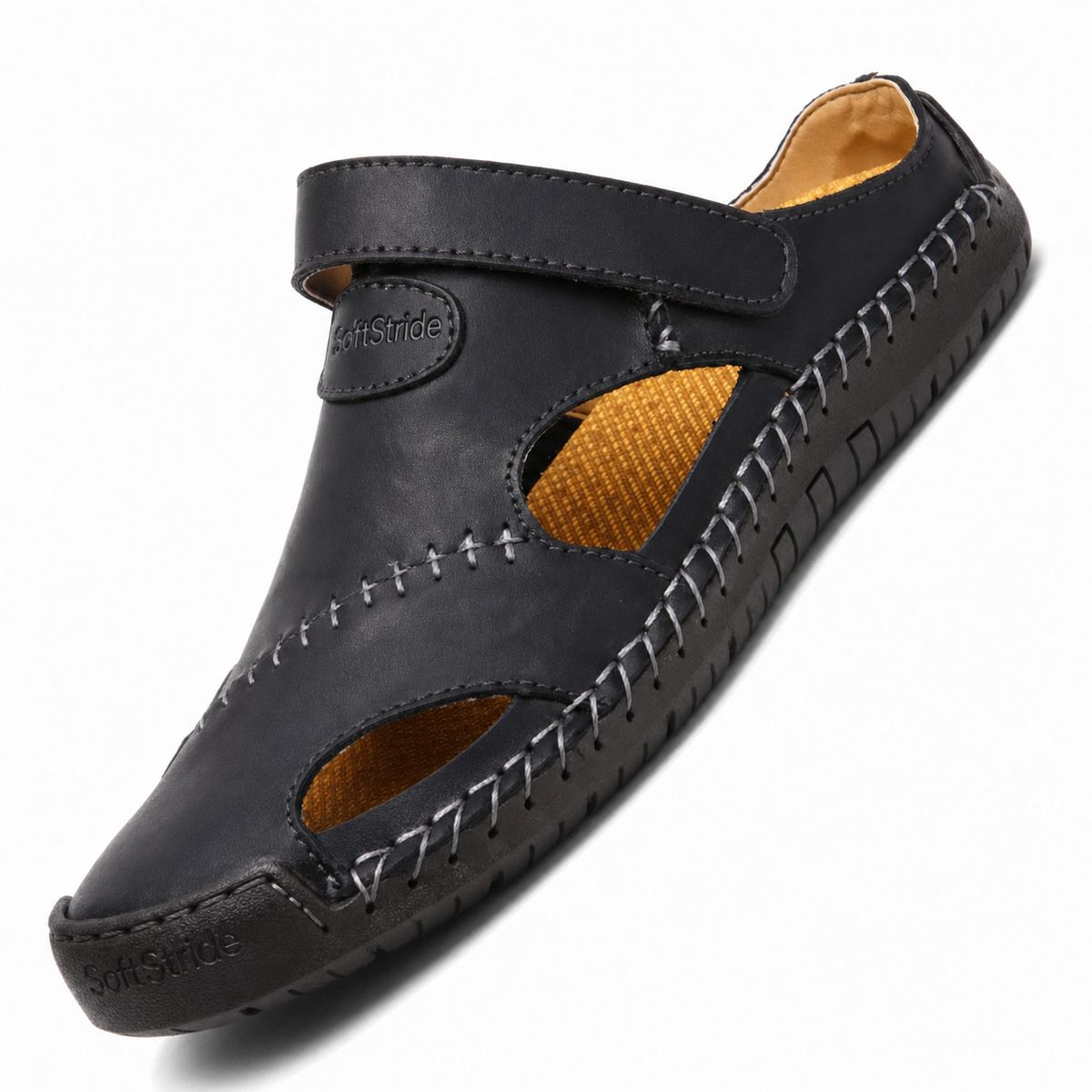 SoftStride | Handgemaakte leren sandaal