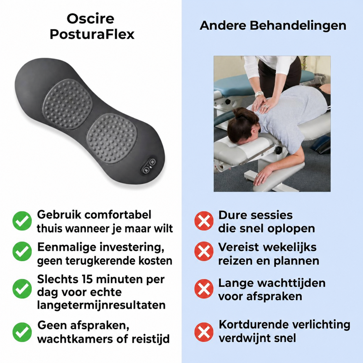 PosturaFlex | Strekkende rugmassager