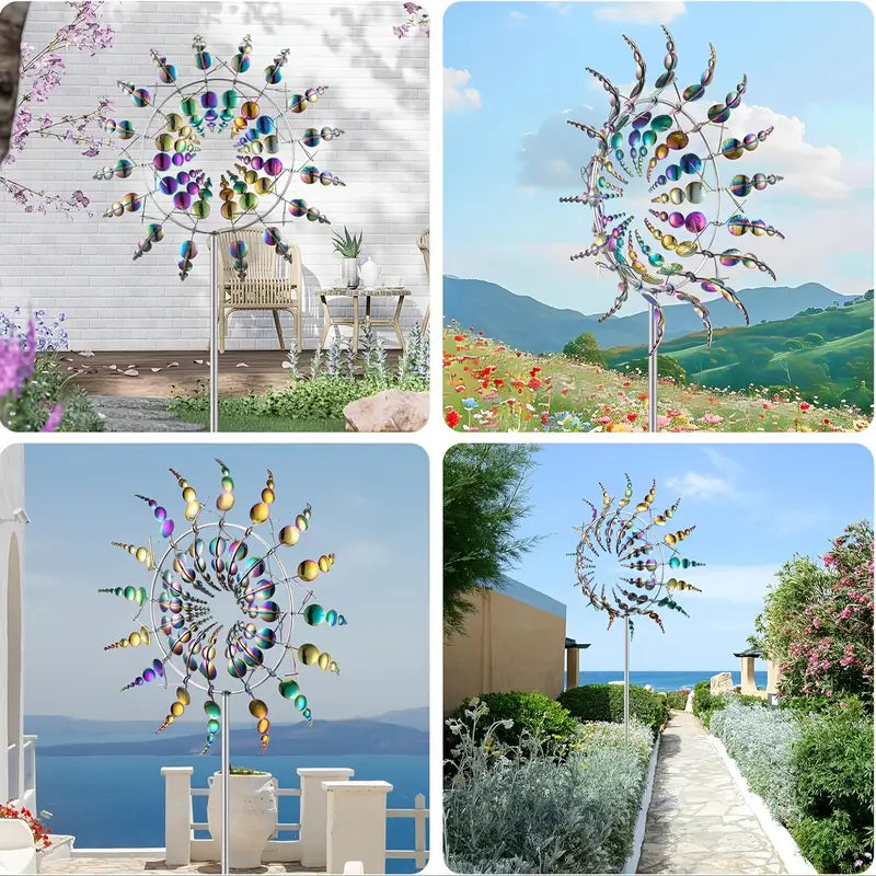 ZonneDans Windspinner — Magische Tuindecoratie met Beweging en Glans