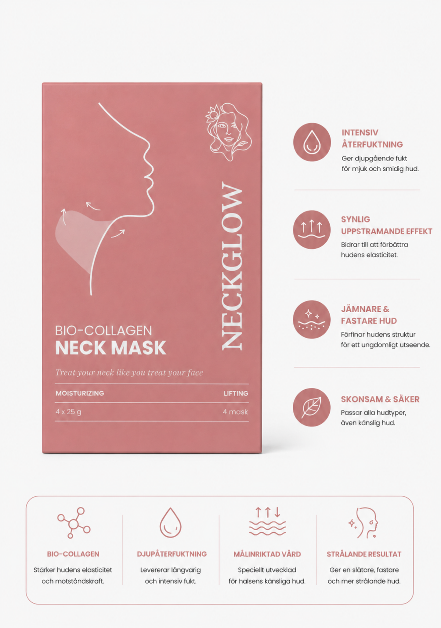 NeckFlow | Anti-Aging Collageen Halsmasker