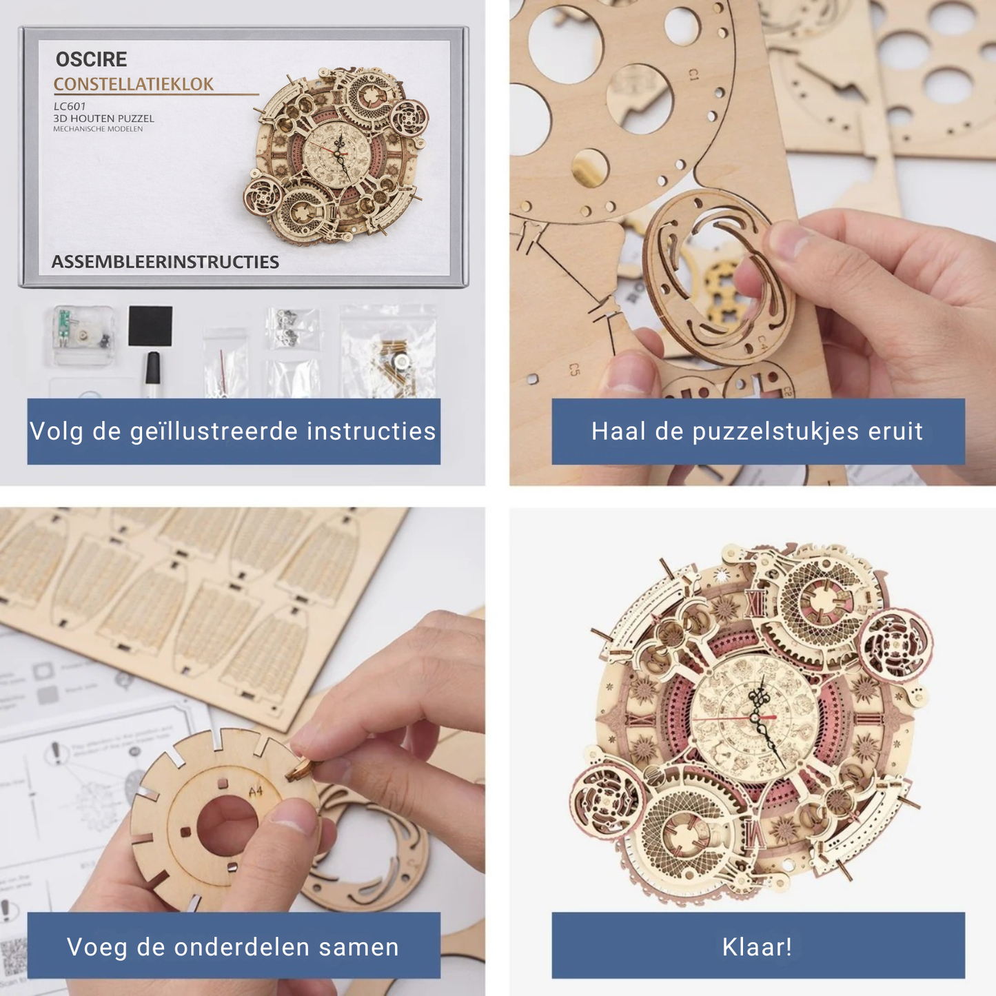 Zodiac wandklok & kalender