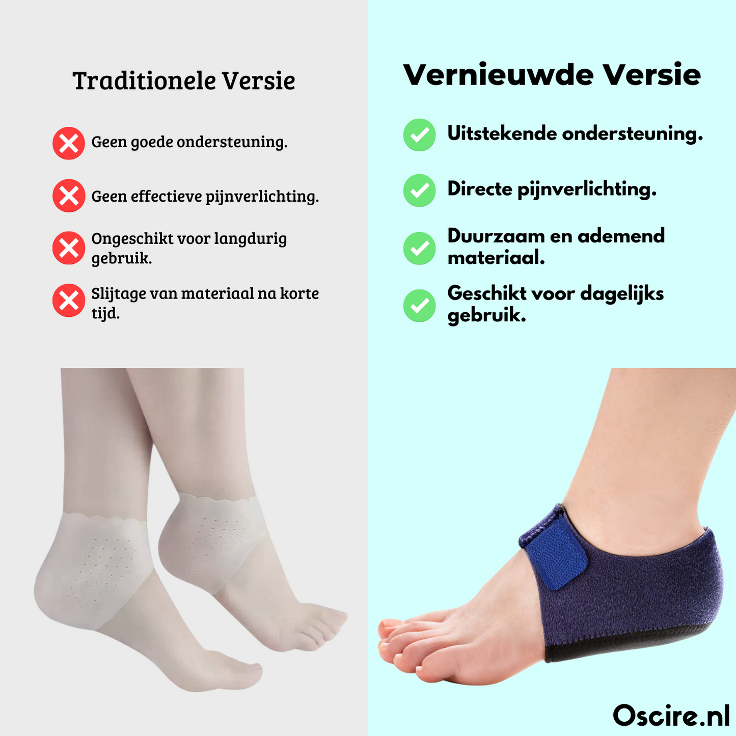 Inlegzolen Hielbeschermers | Loop weer comfortabel!