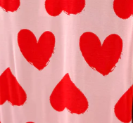 SoftEase | Ultracomfortabele Lounge & Slaap Set - Rode Hartjes