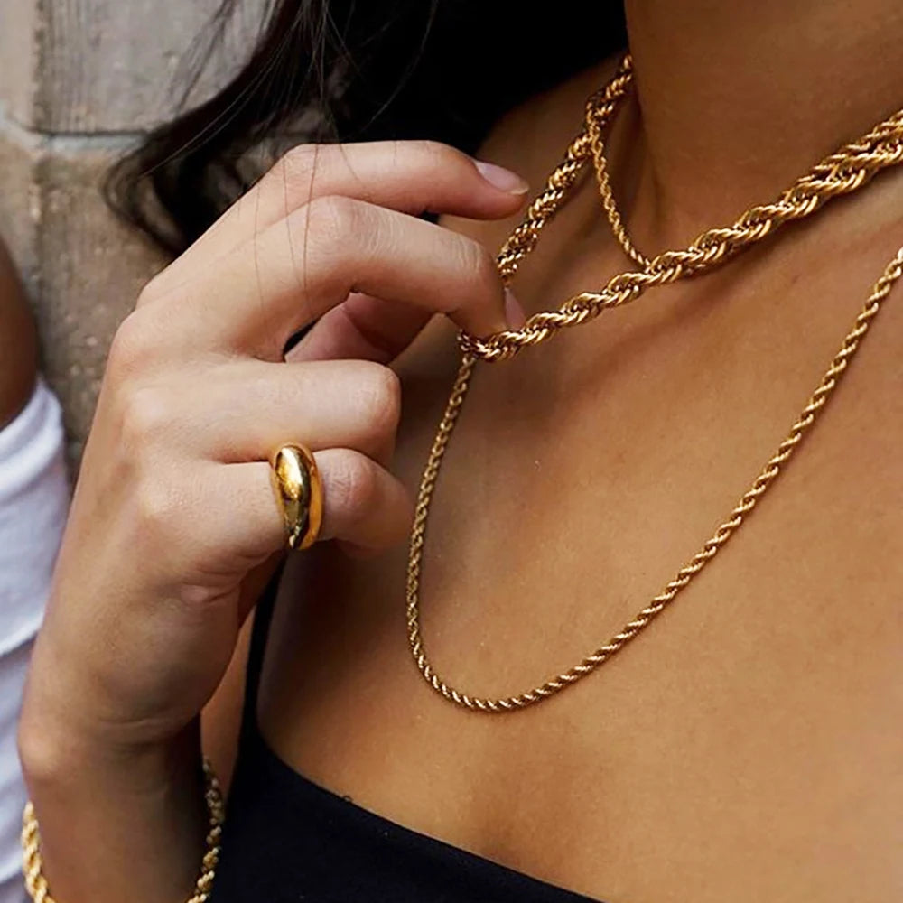 Twisted Ketting Metaal