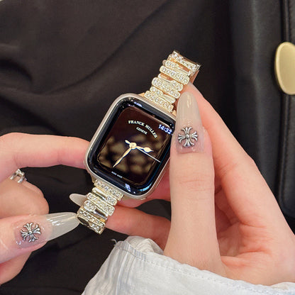 Onregelmatige Leren Band voor Apple Watch