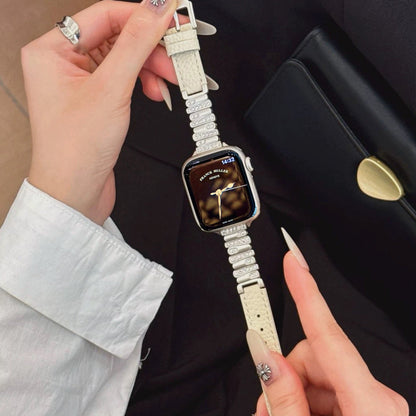 Onregelmatige Leren Band voor Apple Watch