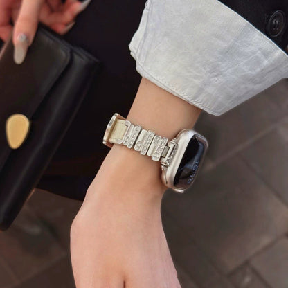 Onregelmatige Leren Band voor Apple Watch