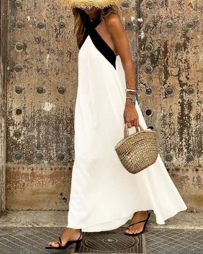 Luxe Halter Maxidress