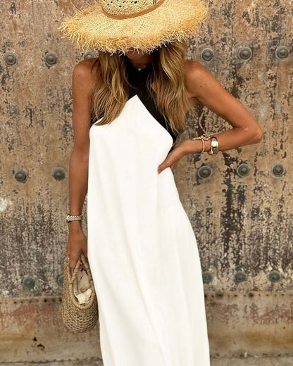 Luxe Halter Maxidress