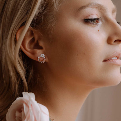 BlossGem | Sierlijke Oorbellen met lentebloemen