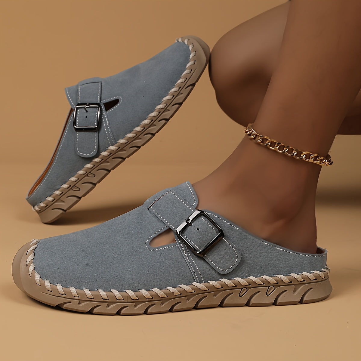 Marly – Comfortabele muiltjes met gesp