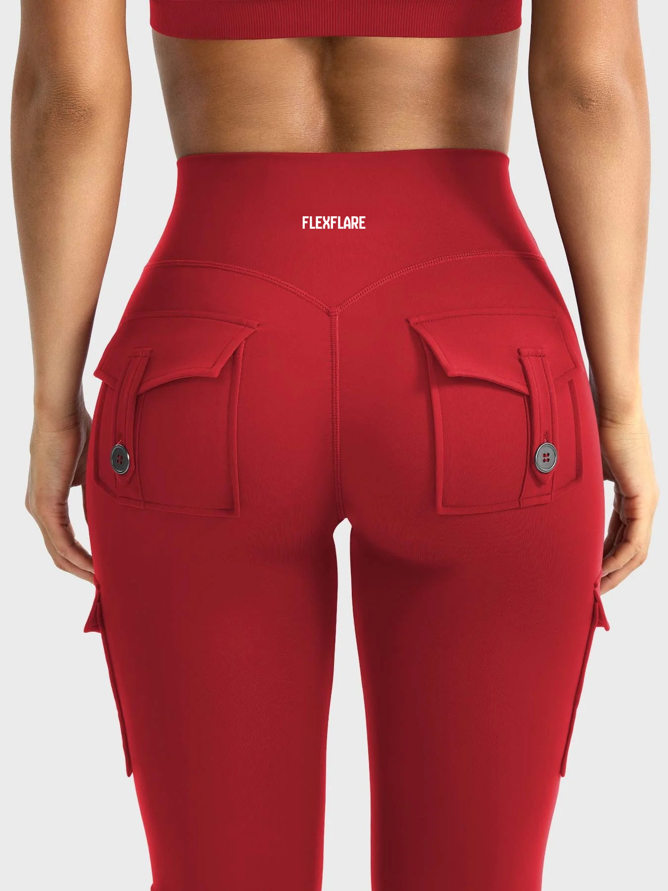 FlexFlare | Cargo Legging - Rood