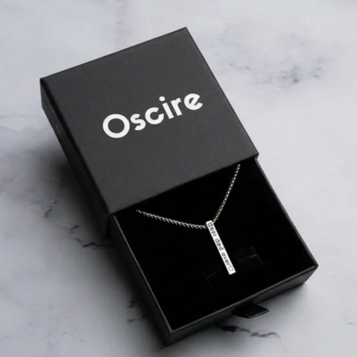 Tai Roestvrijstalen Box Chain Ketting – Met Gravering